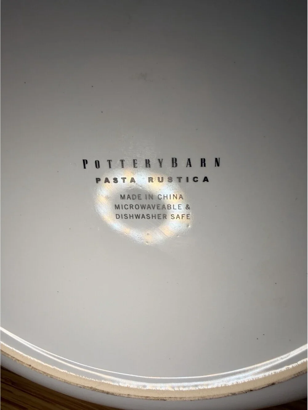 Pottery Barn Pasta Rustica Tomato Piselli Pattern Pasta Serving Bowl 10
